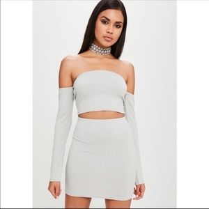 NWT Crop Top Carli Bybel x Misguided